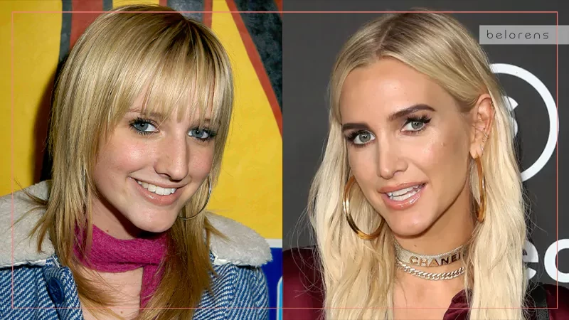 Ashlee Simpson Before and After Nose Reshaping