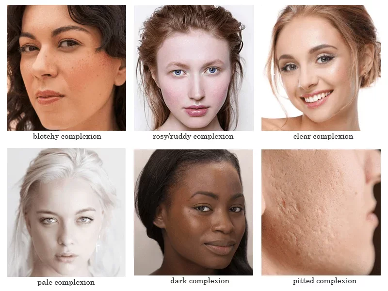 فيما-يلي-بعض-الأمثلة-عن-أنواع-مظاهر-بشرة-مختلفة