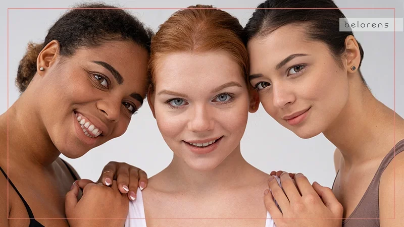 اعتبارات محددة لألوان البشرة الفاتحة والمتوسطة والداكنة