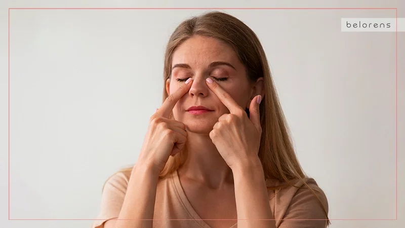 تدليك الأنف