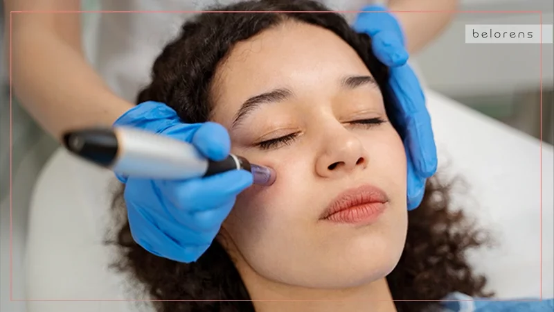 Aftercare for under eyes following microneedling