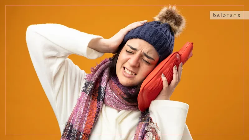 Warm Compress for Pimples in the Ear